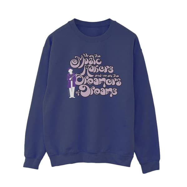 Willy Wonka Sweatshirt med text från Dreamers för kvinnor/damer