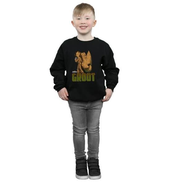 Marvel Boys Avengers Infinity War Groot Character Sweatshirt
