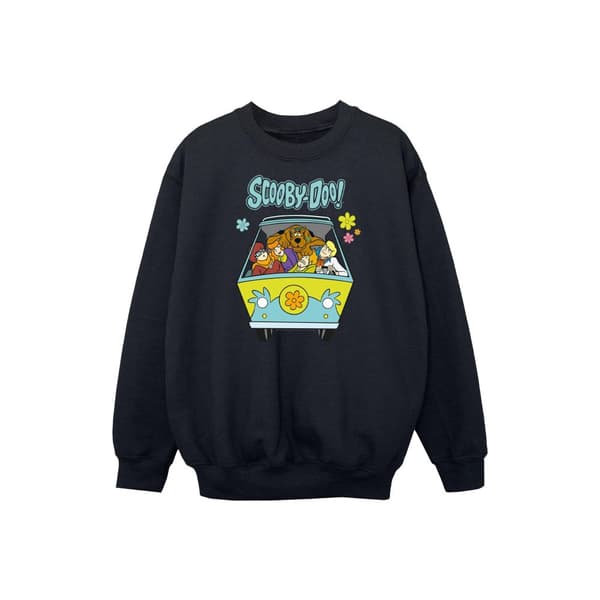 Scooby Doo Girls Mystery Machine Group Sweatshirt