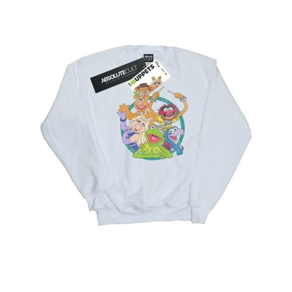 Disney Womens/Ladies The Muppets Group Circle Sweatshirt
