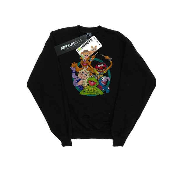 Disney Womens/Ladies The Muppets Group Circle Sweatshirt