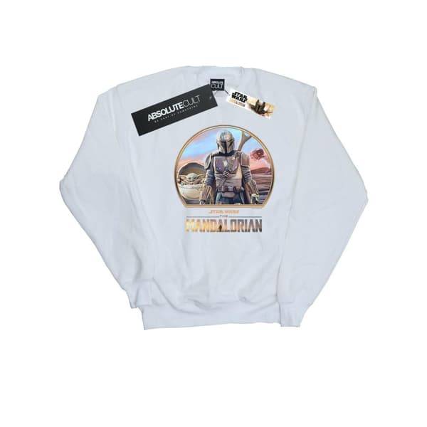 Star Wars Girls The Mandalorian Mando And The Child Sweatshirt