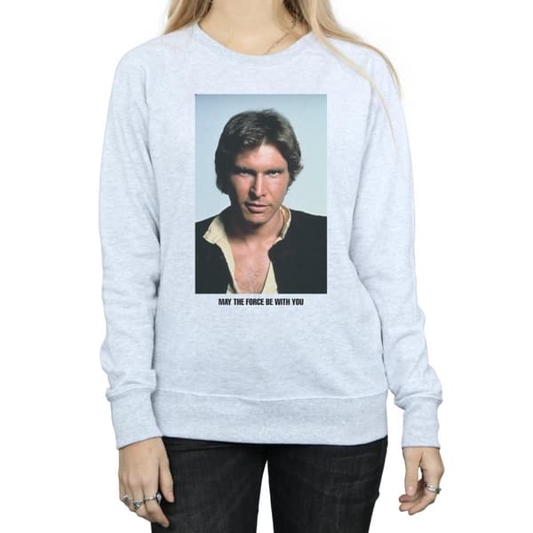 Star Wars Womens/Ladies Han Solo May The Force Sweatshirt