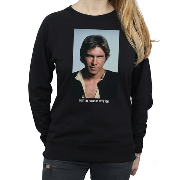 Star Wars Womens/Ladies Han Solo May The Force Sweatshirt
