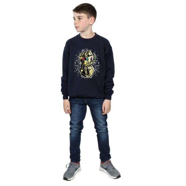 Marvel Pojkar Avengers Infinity War Thanos Fist Sweatshirt