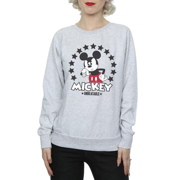 Disney Womens/Ladies Mickey Mouse Unbeatable Sweatshirt
