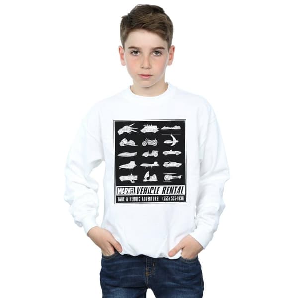 Marvel Boys Vehicle Rental Sweatshirt