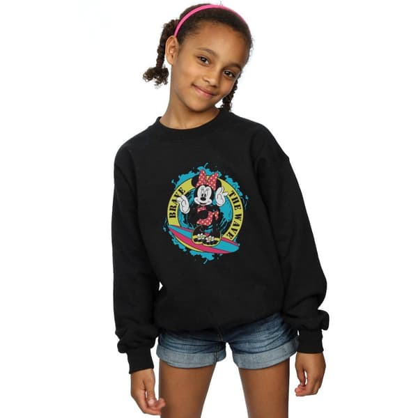 Disney Minnie Mouse Brave The Wave-tröja för flickor