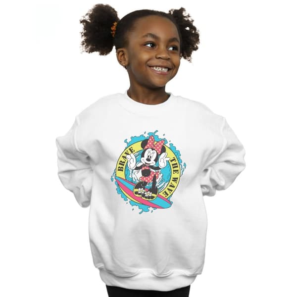 Disney Minnie Mouse Brave The Wave-tröja för flickor
