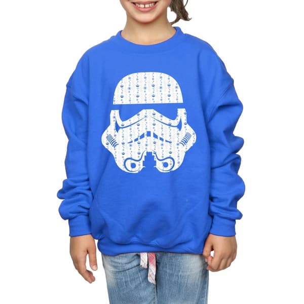 Star Wars Stormtrooper-hjälm-tröja för flickor