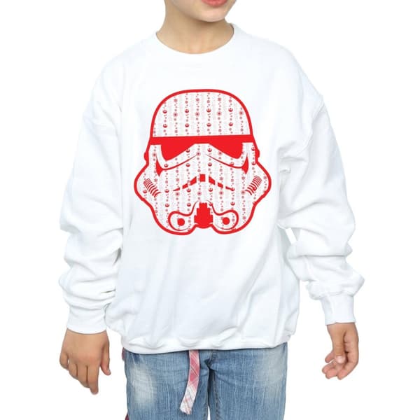 Star Wars Stormtrooper-hjälm-tröja för flickor