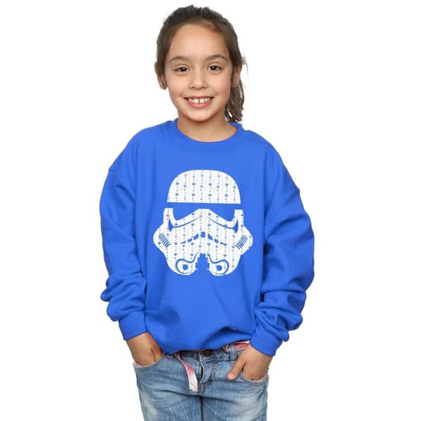 Star Wars Stormtrooper-hjälm-tröja för flickor