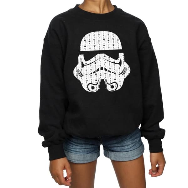 Star Wars Stormtrooper-hjälm-tröja för flickor