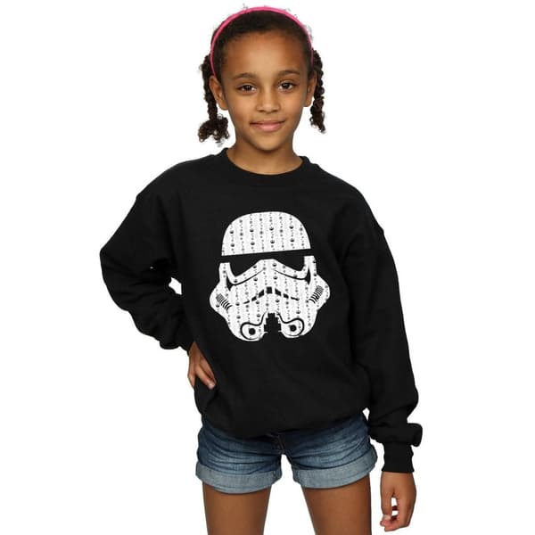 Star Wars Stormtrooper-hjälm-tröja för flickor