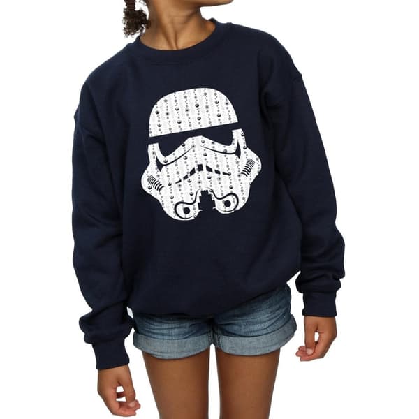 Star Wars Stormtrooper-hjälm-tröja för flickor
