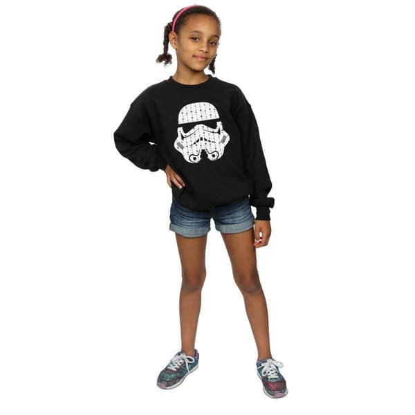 Star Wars Stormtrooper-hjälm-tröja för flickor