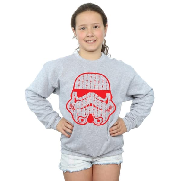 Star Wars Stormtrooper-hjälm-tröja för flickor