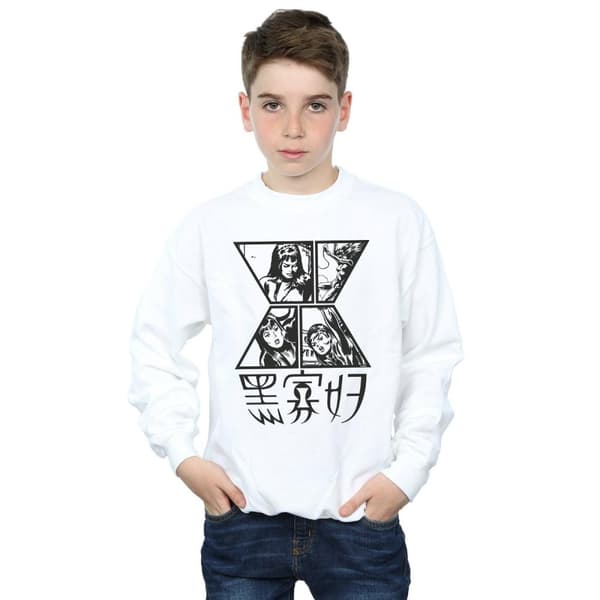 Marvel Boys Black Widow Symbol Sweatshirt