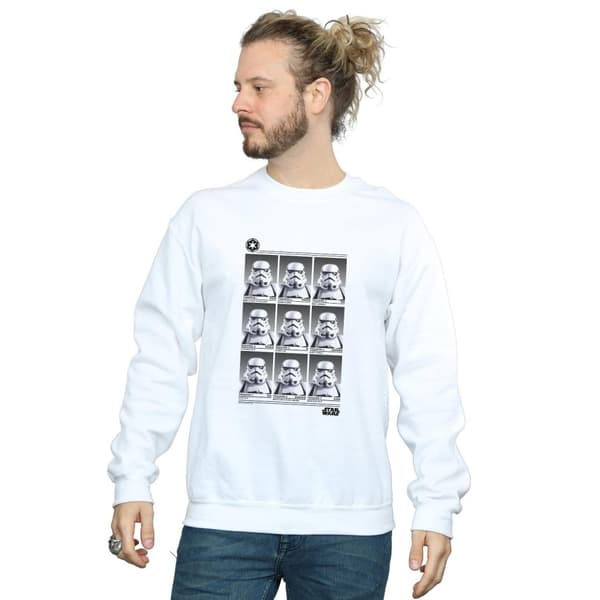 Star Wars Mens Stormtrooper Yearbook Sweatshirt