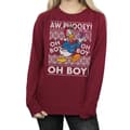 Miniatyrbilde 3 av 5: Disney Womens/Ladies Donald Duck Christmas Fair Isle Sweatshirt
