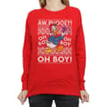 Miniatyrbilde 3 av 5: Disney Womens/Ladies Donald Duck Christmas Fair Isle Sweatshirt