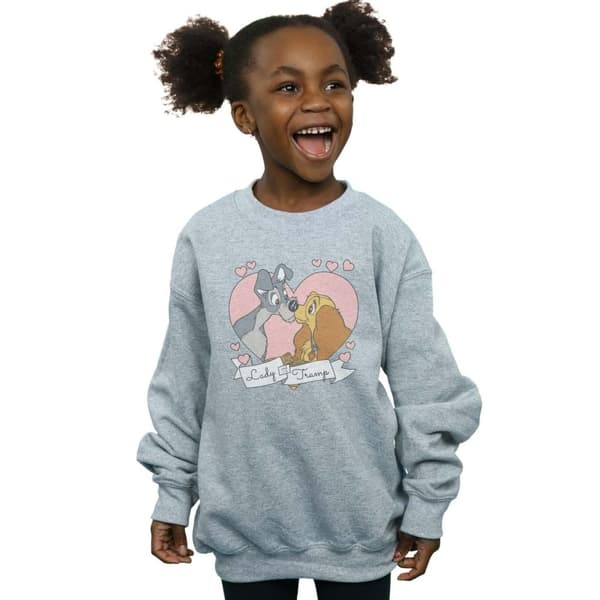 Disney Girls Lady And The Tramp Love Sweatshirt