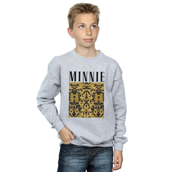 Disney Boys Minnie Mouse Baroque Pattern Sweatshirt