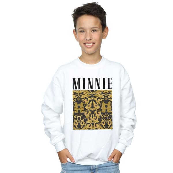 Disney Boys Minnie Mouse Baroque Pattern Sweatshirt