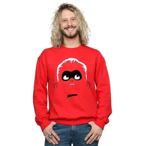 Disney Mens Incredibles 2 Dash Face Sweatshirt