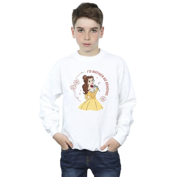 Disney Pojkar Skönheten och odjuret I´d Rather Be Reading Sweatshirt