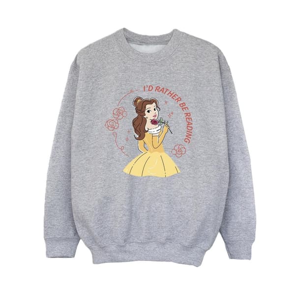 Disney Pojkar Skönheten och odjuret I´d Rather Be Reading Sweatshirt