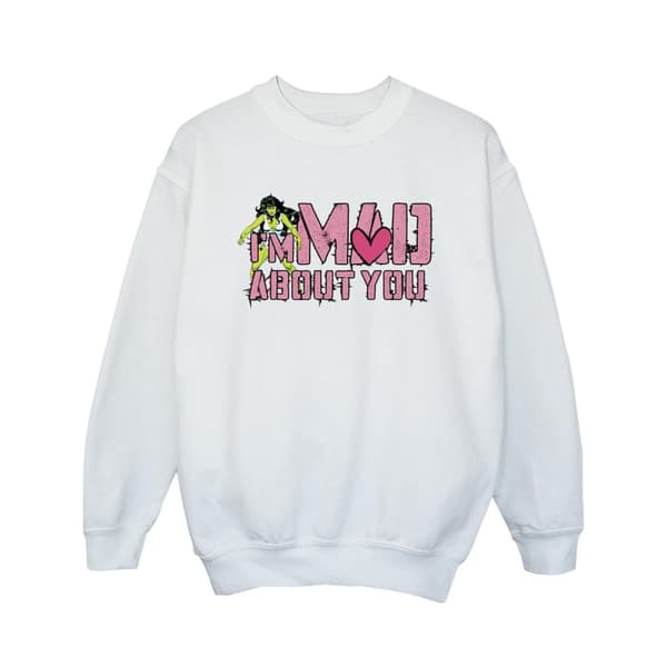 Marvel Girls She-Hulk Mad About You Sweatshirt