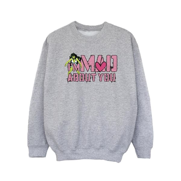 Marvel Girls She-Hulk Mad About You Sweatshirt