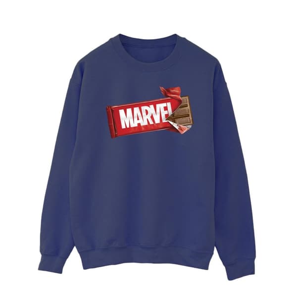 Marvel Universe Herr Marvel Chocolate Sweatshirt Navy Blue XL