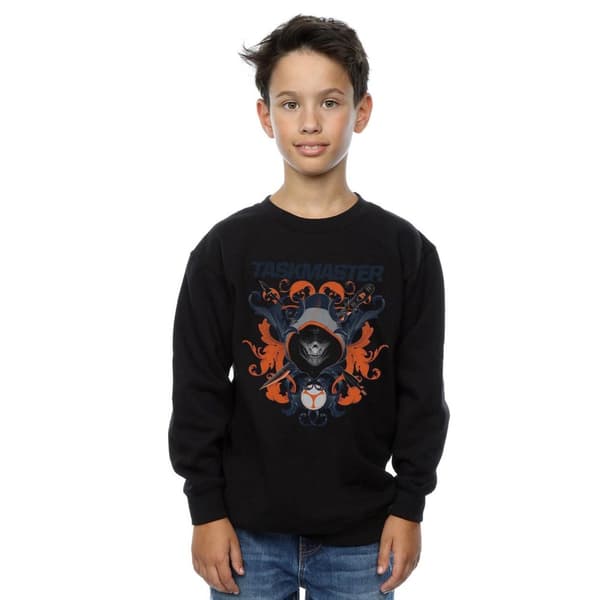 Marvel Boys Black Widow Movie Taskmaster Oriental Sweatshirt