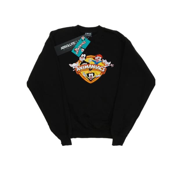 Animaniacs Mens Group Shield Sweatshirt