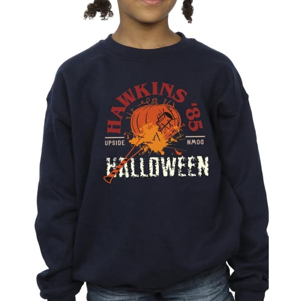 Netflix Stranger Things Hawkins Halloween-tröja för flickor