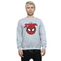 Miniatyrbild 2 av 3: Marvel Mens Spider-Man Logo Head Sweatshirt