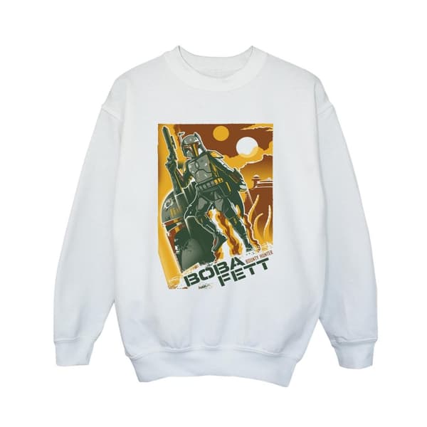 Star Wars Boys Boba Fett Collage Sweatshirt