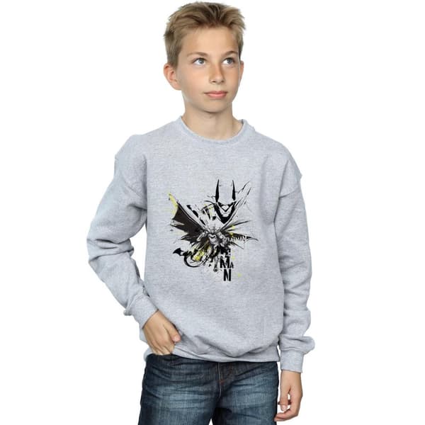 DC Comics Boys Batman Batface Splash Sweatshirt