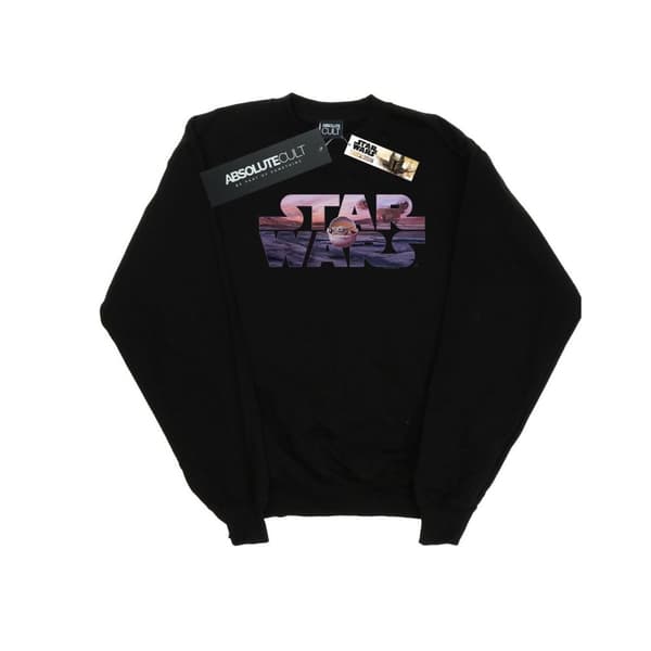 Star Wars Boys The Mandalorian The Child Logo Sweatshirt