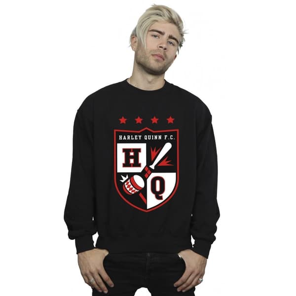 Justice League Mens Harley Quinn FC Pocket Sweatshirt