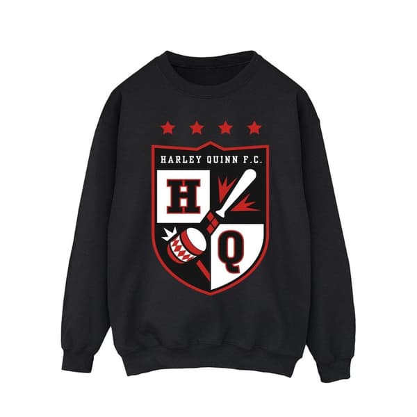 Justice League Mens Harley Quinn FC Pocket Sweatshirt
