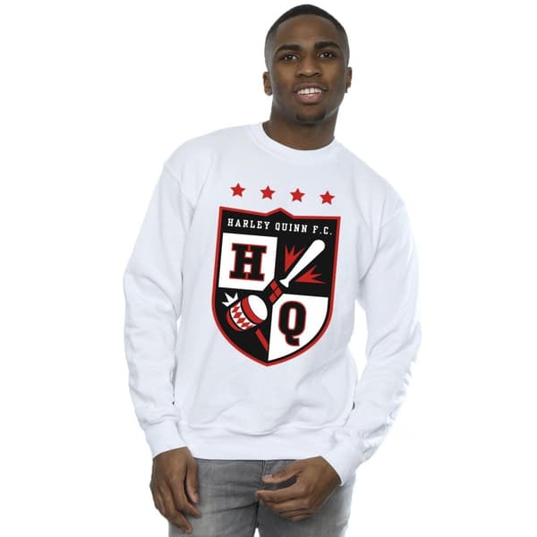 Justice League Mens Harley Quinn FC Pocket Sweatshirt