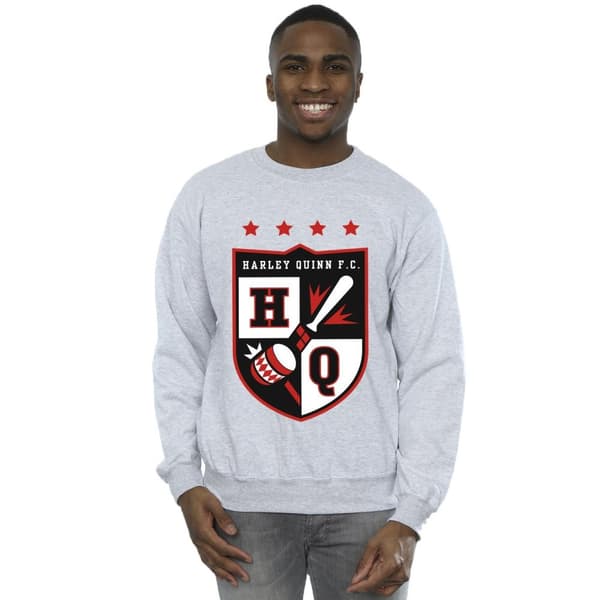 Justice League Mens Harley Quinn FC Pocket Sweatshirt