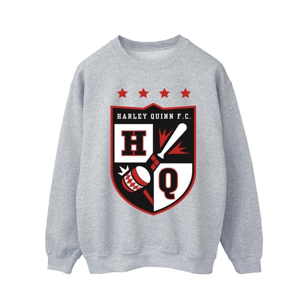 Justice League Mens Harley Quinn FC Pocket Sweatshirt