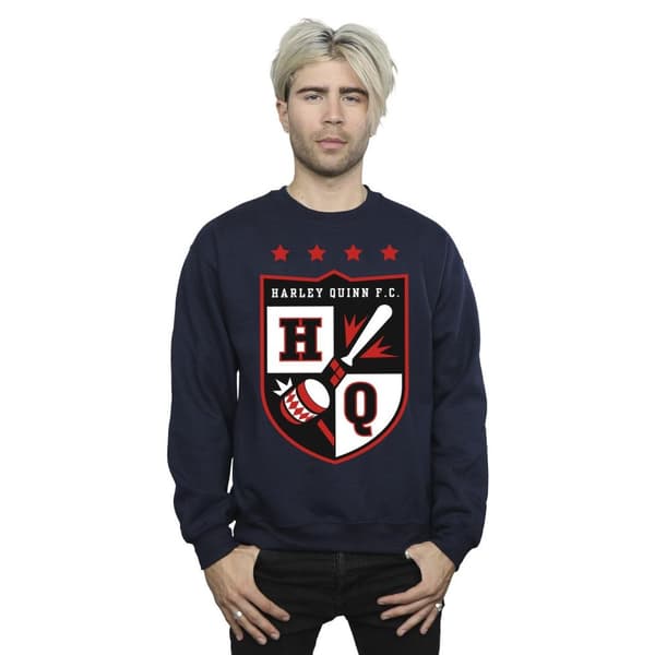 Justice League Mens Harley Quinn FC Pocket Sweatshirt