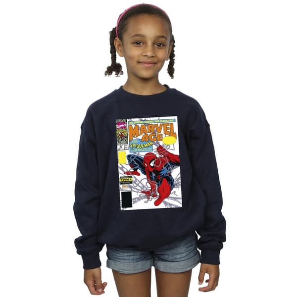 Marvel Girls Spider-Man Marvel Age Comic Cover Sweatshirt