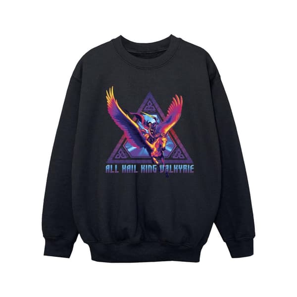 Marvel Girls Thor Love And Thunder Valkyrie Sweatshirt