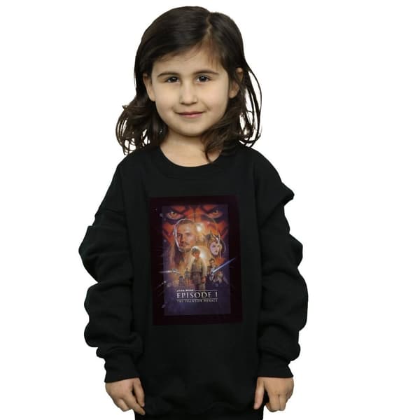 Star Wars Girls Episode I Movie Poster Sweatshirt